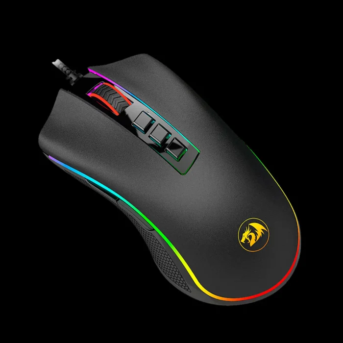 Mouse Redragon Cobra V2 Chroma Rgb 12.400 Dpi 8 Botões