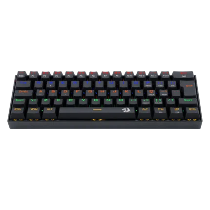 TECLADO GAMER MECANICO LAKSHMI RAINBOW PRETO - SWITCH MARROM ABNT2