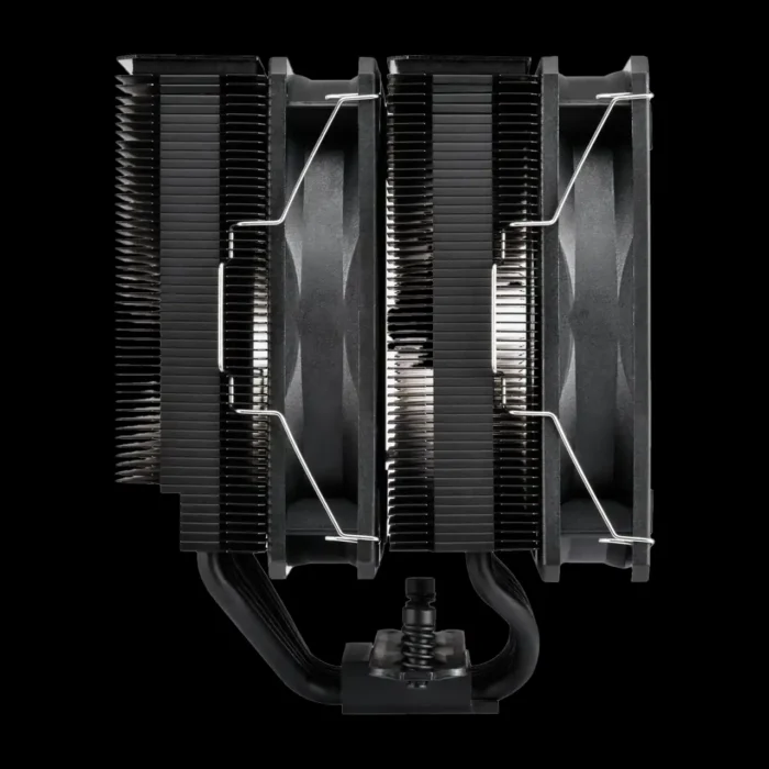 Air Cooler Fsp Mp7 Preto - 6 Heat Pipes - Dual Fan - Am4 / Am5 - Lga 1851 / 1700 / 1200 - Imagem 3