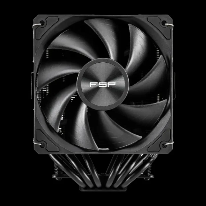 Air Cooler Fsp Mp7 Preto - 6 Heat Pipes - Dual Fan - Am4 / Am5 - Lga 1851 / 1700 / 1200 - Imagem 4