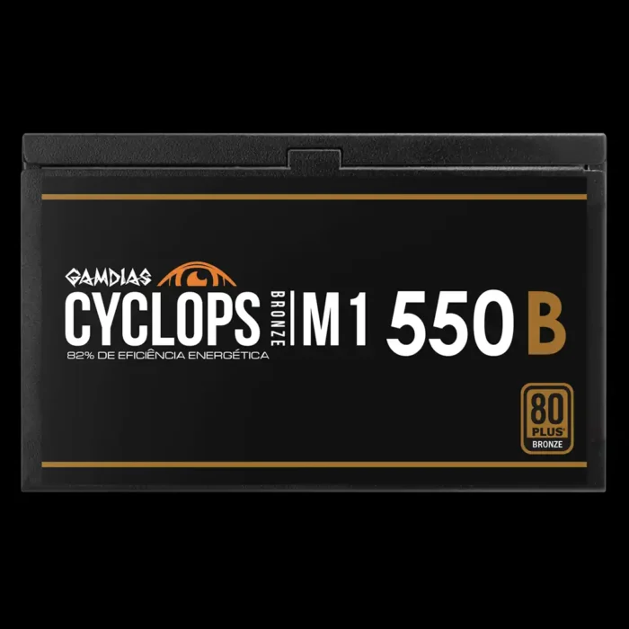 fonte-gamdias-cyclops-m1-550b-imagem-6-fundo-preto Fonte Gamdias Cyclops M1-550b Watts 80 Plus Bronze Sem Cabo - Imagem 8
