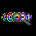 Kit 5 Fans Gamdias Aeolus