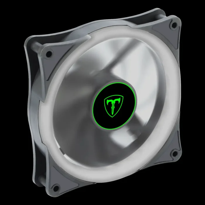 fan-t-dagger-t-tgf200-w-led-branco-imagem-6-fundo-preto Kit 3 Fans Fan 120x25mm T-dagger Led Branco T-tgf200-w - Imagem 3