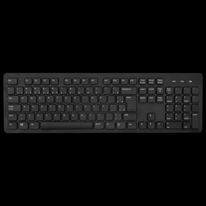 Kit Teclado E Mouse Sem Fio Akko Akp104 Preto Wireless - Imagem 3