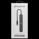 Adaptador Usb 4 Em 1 Keytime Synczone Kyt00034 - Imagem 3