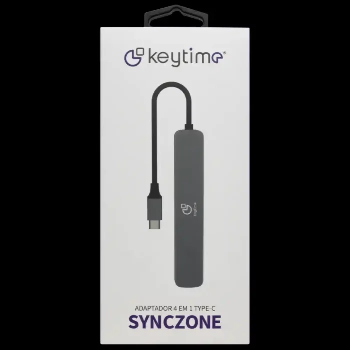 Adaptador Usb 4 Em 1 Keytime Synczone Kyt00034 - Imagem 3