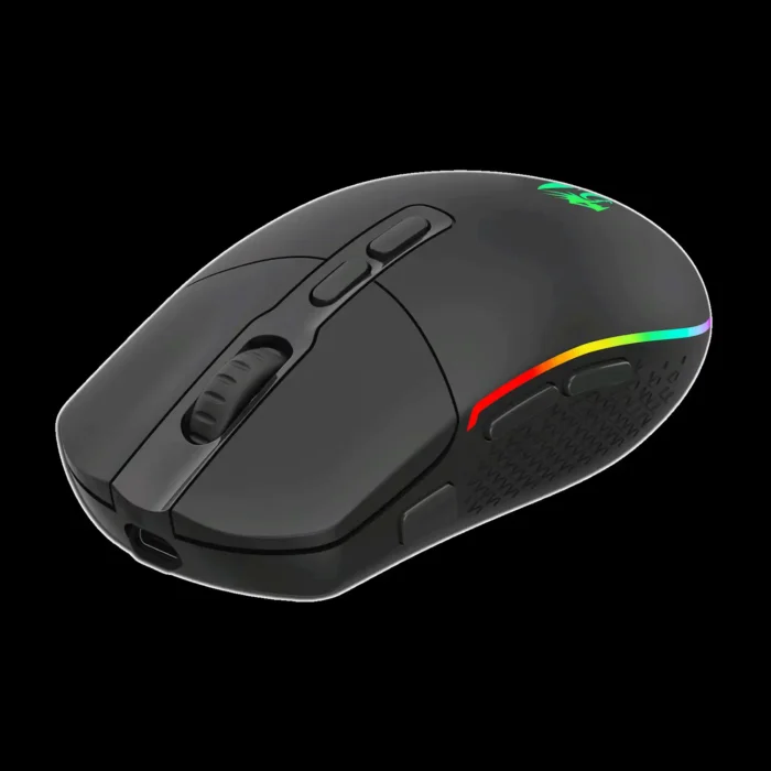 Mouse Gamer Redragon Invader Pro Rgb Preto Sem Fio Bluetooth - Imagem 5