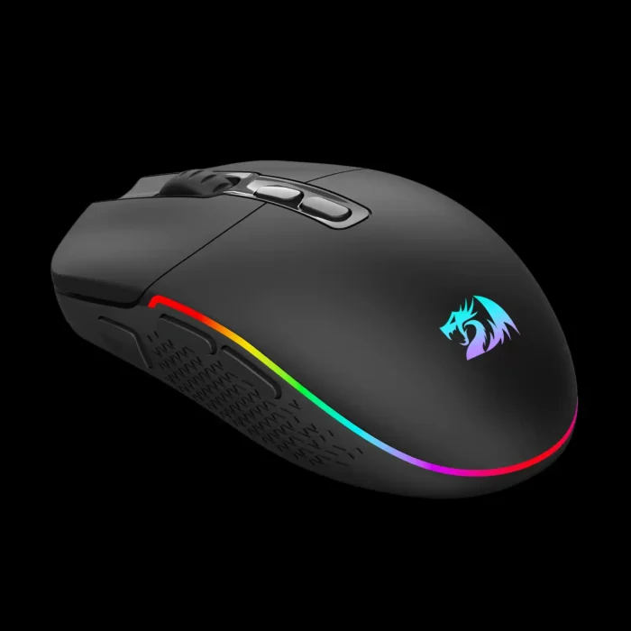 Mouse Gamer Redragon Invader Pro Rgb Preto Sem Fio Bluetooth - Imagem 3