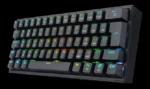 Teclado Mecanico Gamer Redragon Fizz Pro Rgb Preto S/fio Bt Sw Marrom Abnt2 60% - Imagem 3