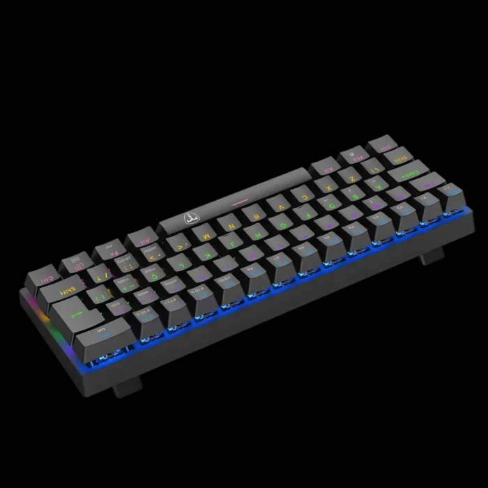 Teclado Mecanico Gamer Arena Preto Rainbow Sw Brown T-tgk321-br Abnt-2 - Imagem 4