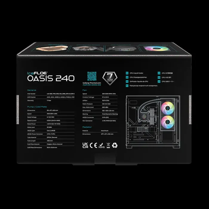 water-cooler-iceberg-icefloe-oasis-240-argb-preto-imagem-19-fundo-preto Water Cooler Iceberg Icefloe Oasis 240 Argb Preto - Imagem 13