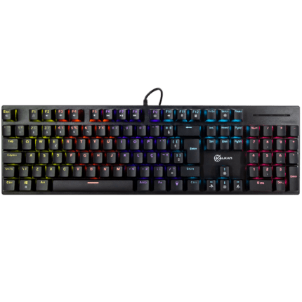 TECLADO MECANICO GAMER KALKAN LOKI RAINBOW SW BROWN FULLSIZE