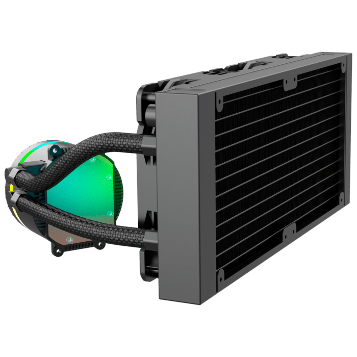 WATER COOLER KALKAN IOTA 360MM ARGB PRETO AM4/AM5/115X/1700 - Imagem 4