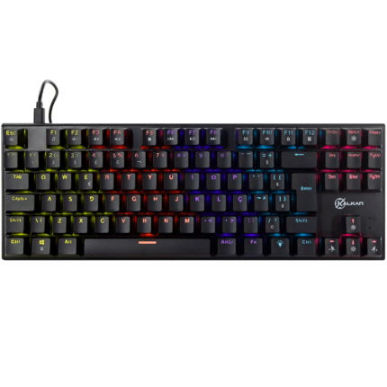 TECLADO MECANICO GAMER KALKAN LOKI TKL RAINBOW SWITCH BROWN