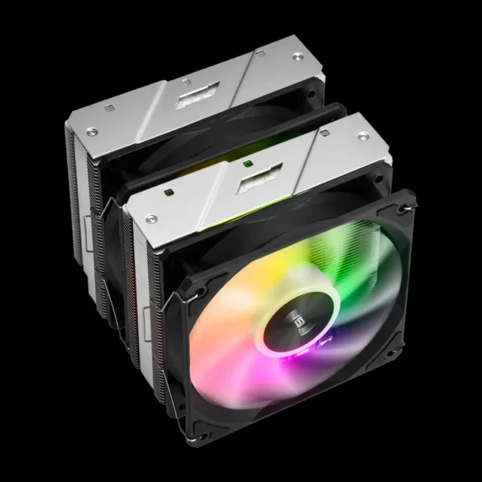 Air Cooler Fsp Mp7 Argb Preto 6 Heat Pipes AM4/AM5 LGA 1851 / 1700 / 1200 - Imagem 4