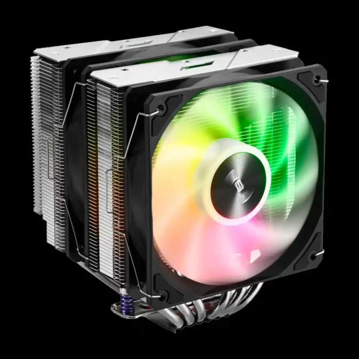 Air Cooler Fsp Mp7 Argb Preto 6 Heat Pipes AM4/AM5 LGA 1851 / 1700 / 1200 - Imagem 5