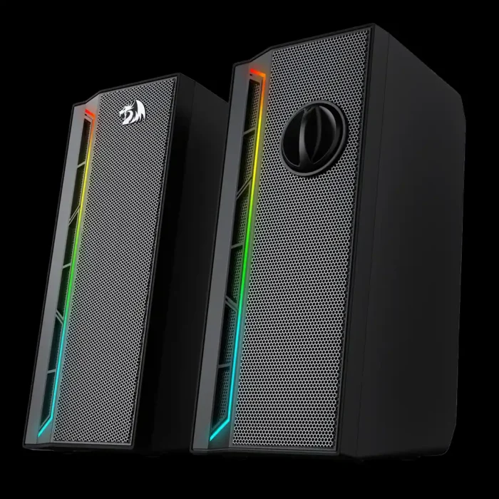 Caixa De Som Gamer Calliope Redragon Rgb Preto 10w Pmpo - Imagem 2