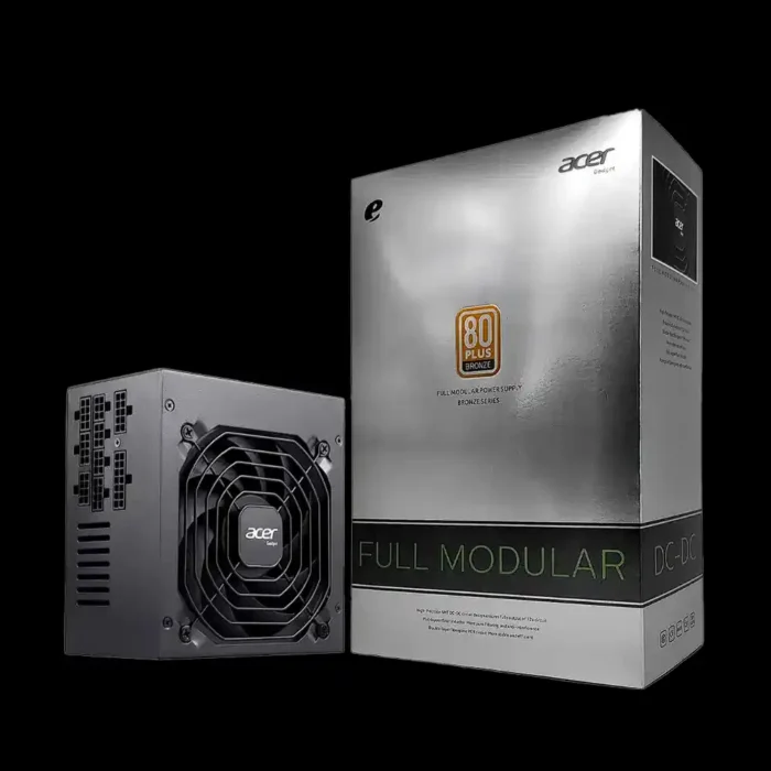 Fonte Gamer Atx 550w Ac550 Preta 80+ Plus Bronze Acer