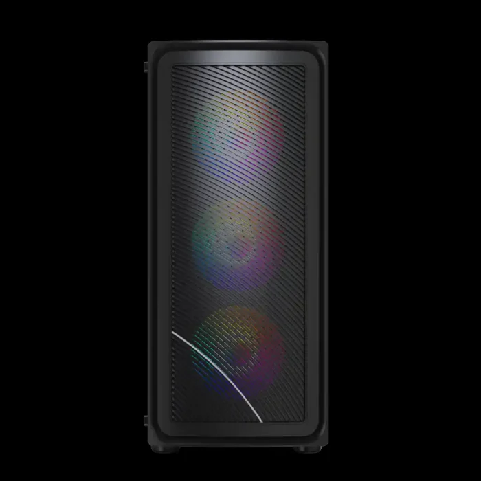Gabinete Kalkan Joturn Preto 4 Fans Argb Mid Tower Vidro Tem - Imagem 2