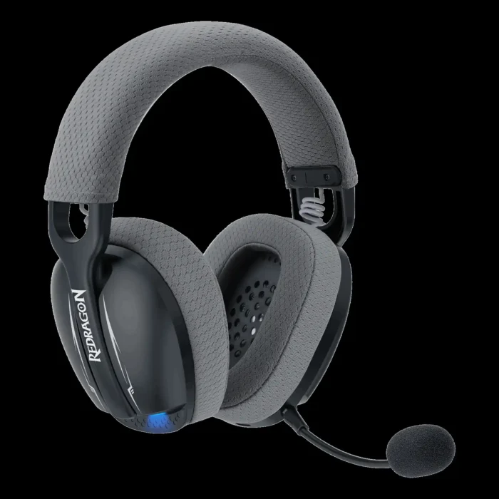 Headset Redragon Skuld PRO Gamer Preto Sem Fio BLUETOOTH USB - Imagem 3