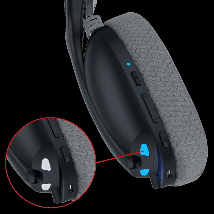 Headset Redragon Skuld PRO Gamer Preto Sem Fio BLUETOOTH USB - Imagem 7