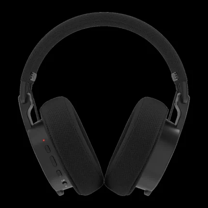 Detalhe do earpad em malha esportiva do headset Redragon Luce H888
