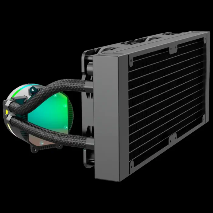Water Cooler Kalkan Iota 360mm Argb Preto AM4/AM5/115x/1700 - Imagem 2