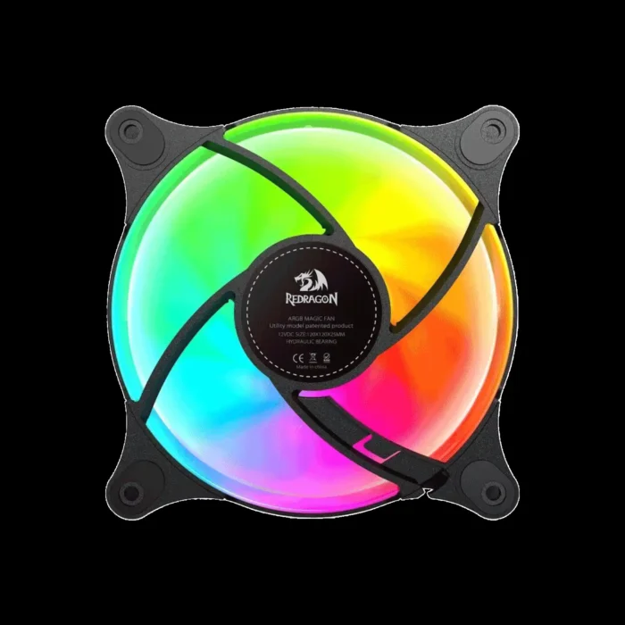 Kit Com 3 Fan Gamer Redragon 120mm Gc-f013 Argb Pwm - Imagem 3