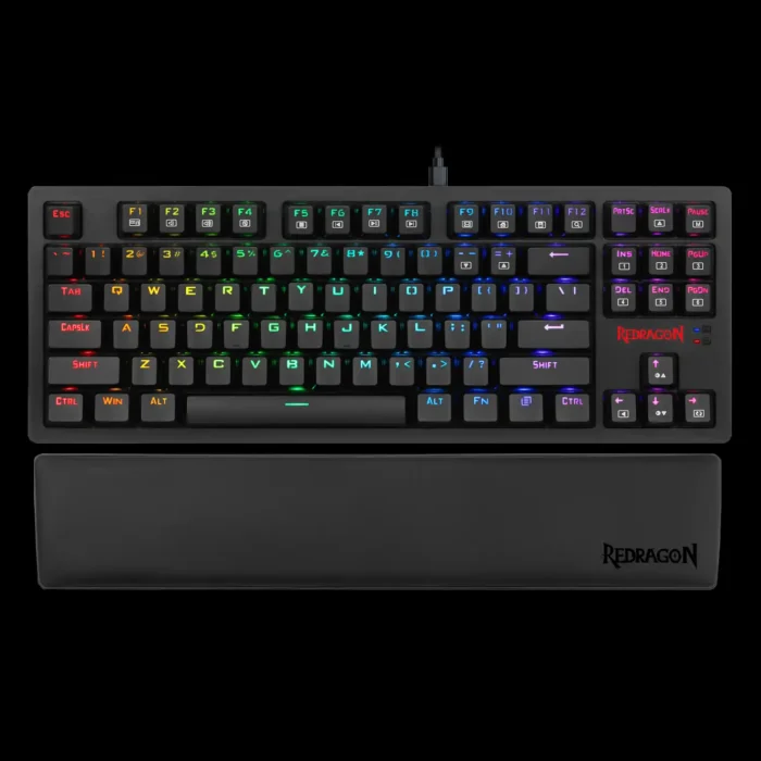 Apoio Teclado Gamer Meteor M Preto Redragon 359x73mm Tkl 75% - Imagem 2