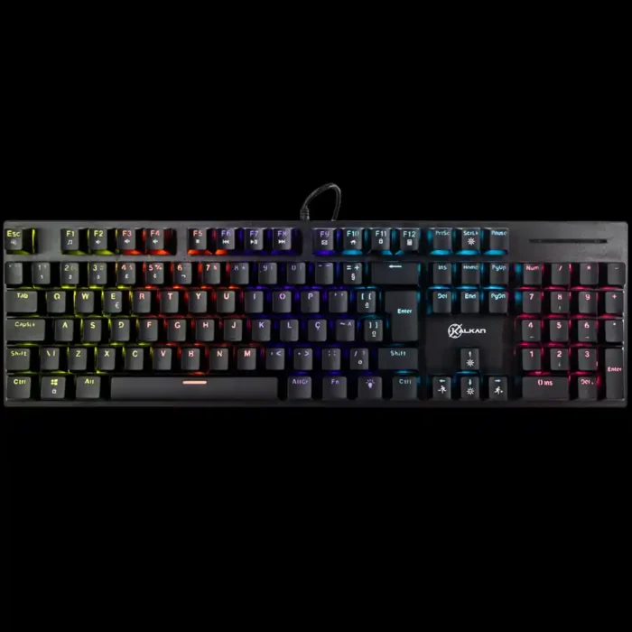 Teclado Mecanico Gamer Kalkan Loki Rainbow Sw Brown Fullsize Abnt2 - Imagem 5