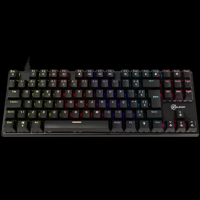 Teclado Mecanico Gamer Kalkan Loki Tkl Rainbow Switch Brown Abnt2 - Imagem 2