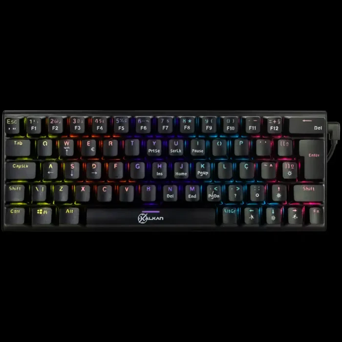 Teclado Mecanico Gamer Kalkan Loki 60% Sw. Brown Rainbow Abnt2 - Imagem 5