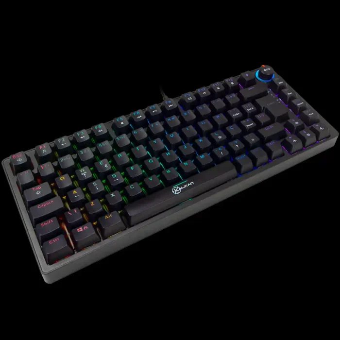 Teclado Mecanico Kalkan Blazepro Gasket 75% Preto Abnt2 Switch Marrom - Imagem 2