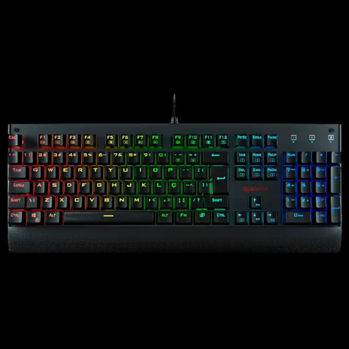 Teclado Mecanico Redragon Kala Rgb Switch Marrom Full Size Abnt2 - Imagem 3
