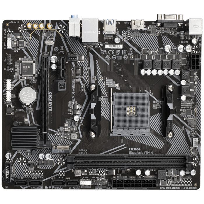 Placa Mae Gigabyte A520m K V2
