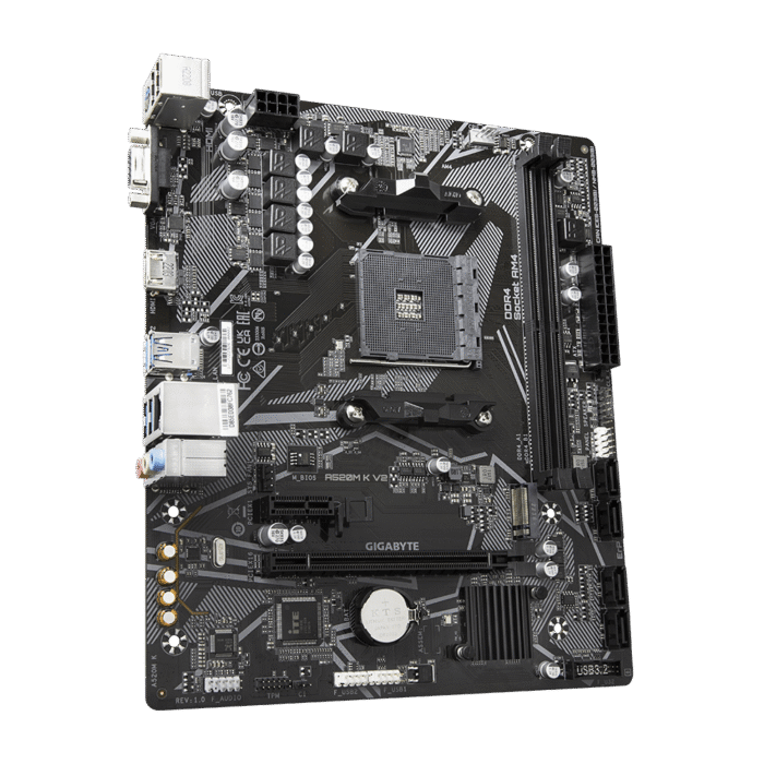 Placa Mae Gigabyte A520m K V2 AM4 2xDDR4 Hdmi D-sub m.2 USB 3.2 - Imagem 3