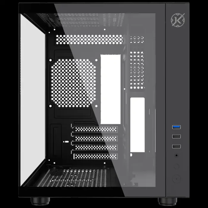 Gabinete Kalkan Midgard Matx Midtower Preto S/ Fan S/ Fonte - Imagem 2