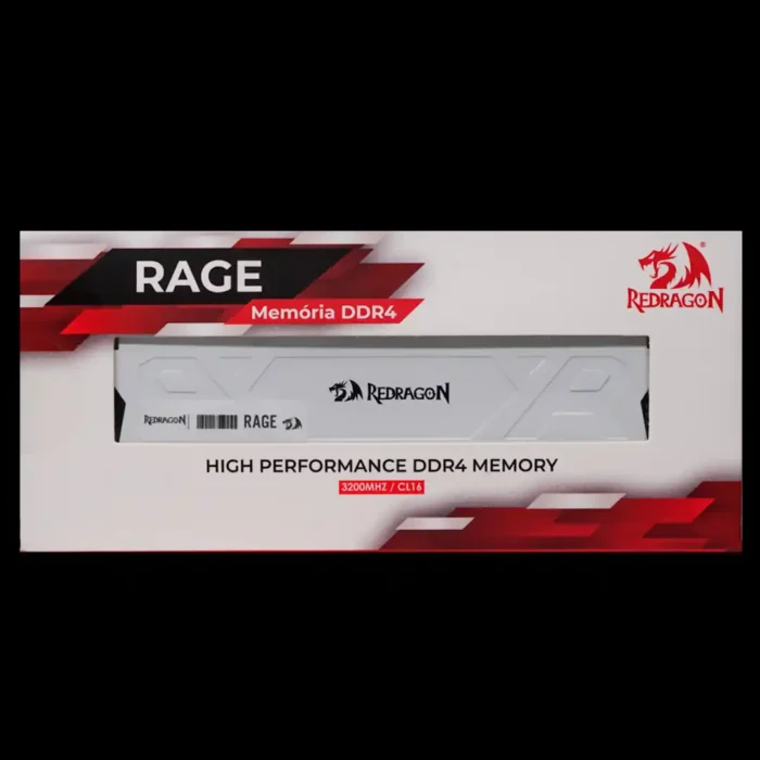 Memória DDR4 8gb Redragon Rage Branco 3200mhz/cl16 - Imagem 4