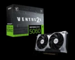 Placa De Video Nvidia Geforce RTX 5060 8gb Ddr7 Msi Ventus 2x - Imagem 2