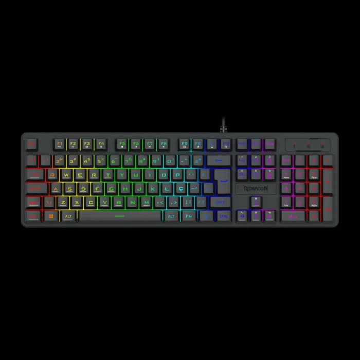 Teclado Membrana Gamer Redragon Netherbane Rgb