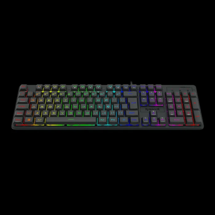 Teclado Membrana Gamer Redragon Netherbane Rgb Preto Abnt2 - Imagem 6