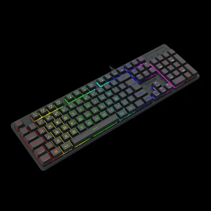 Teclado Membrana Gamer Redragon Netherbane Rgb Preto Abnt2 - Imagem 7