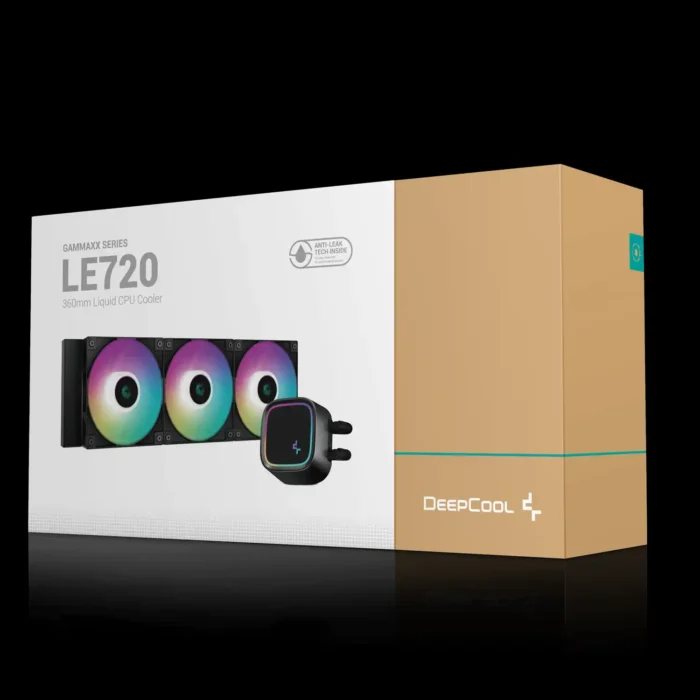 Water Cooler Anti Leak Gammaxx LE720 DeepCool Preto 360mm - Imagem 7