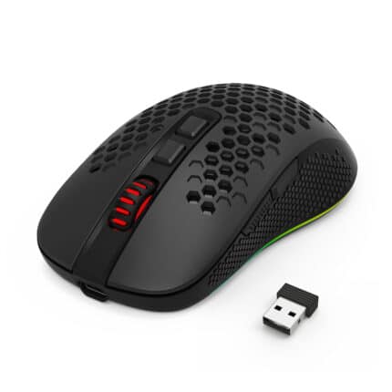 MOUSE GAMER REDRAGON HANA PRETO RGB USB/BT/WIRELESS M694