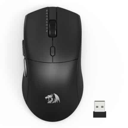 MOUSE GAMER REDRAGON NEVA PRO PRETO 26000DPI USB BT SEM FIO