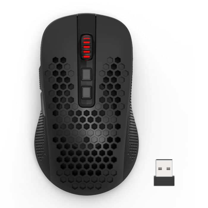 MOUSE GAMER REDRAGON HANA PRETO RGB USB/BT/WIRELESS M694 - Imagem 9