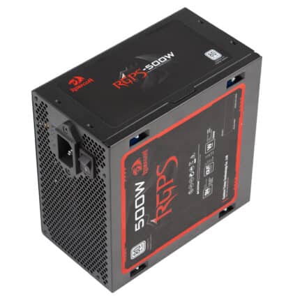 FONTE GAMER REDRAGON 500W 80 PLUS WHITE PRETO S/ CABO PS021