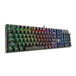 TECLADO MECANICO REDRAGON DEVARAJAS RGB SW BROWN ABNT2 PRETO