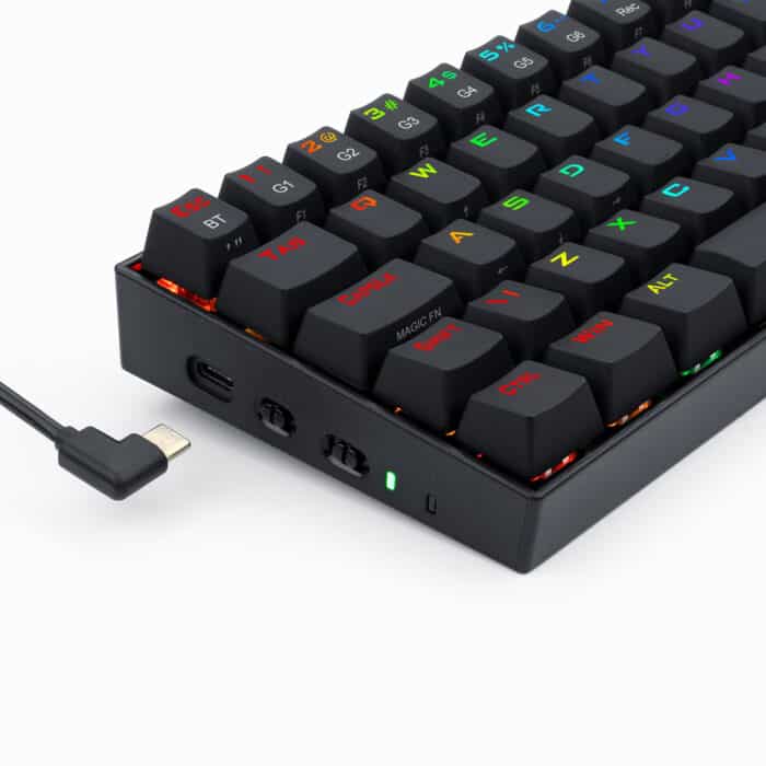 TECLADO MECANICO REDRAGON DRACONIC PRO RGB SW MARROM ABNT2 - Imagem 7