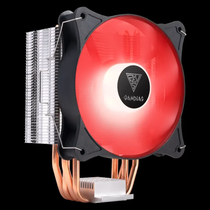 Air Cooler Gamdias Boreas E1-410 Led Vermelho | 4 heat pipes - Imagem 5